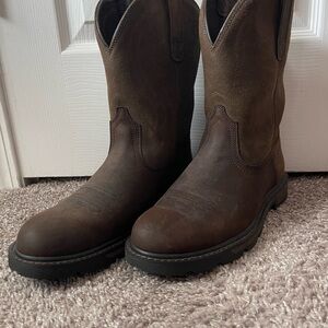 Men's Ariat Brown Leather Boots